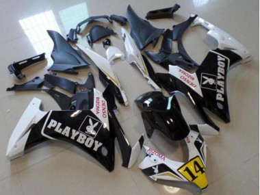Schwarz Playboy 14 CBR 500 RR 13-15 Motorrad Verkleidungen