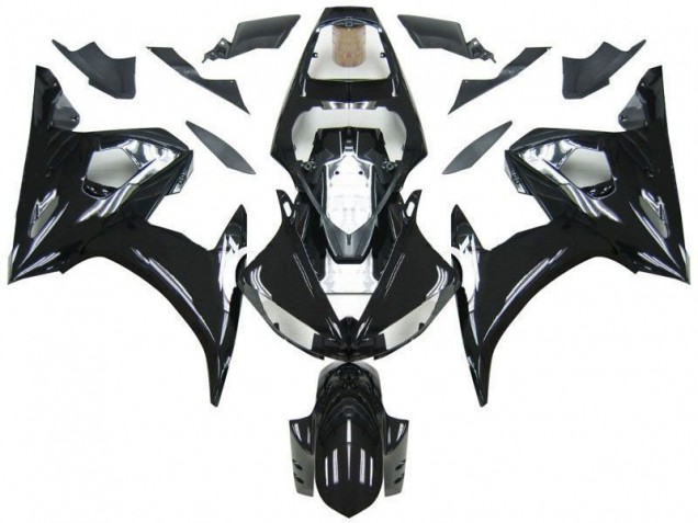 Schwarz R6 03-05 Motorrad Verkleidung Schwarz R6 03-05 Motorrad Verkleidung