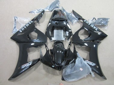 Schwarz R6 03-05 Motorrad Verkleidungen