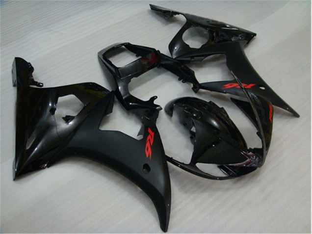 Schwarz R6 03-05 Motorrad Vollverkleidung Schwarz R6 03-05 Motorrad Vollverkleidung