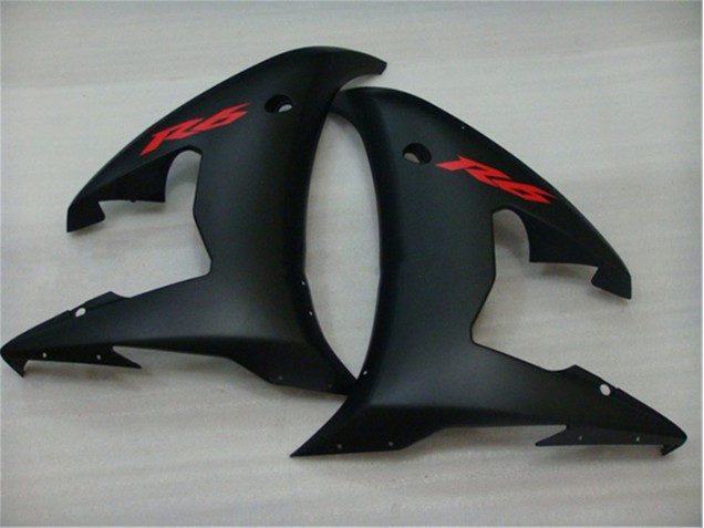 Schwarz R6 03-05 Motorrad Vollverkleidung Schwarz R6 03-05 Motorrad Vollverkleidung