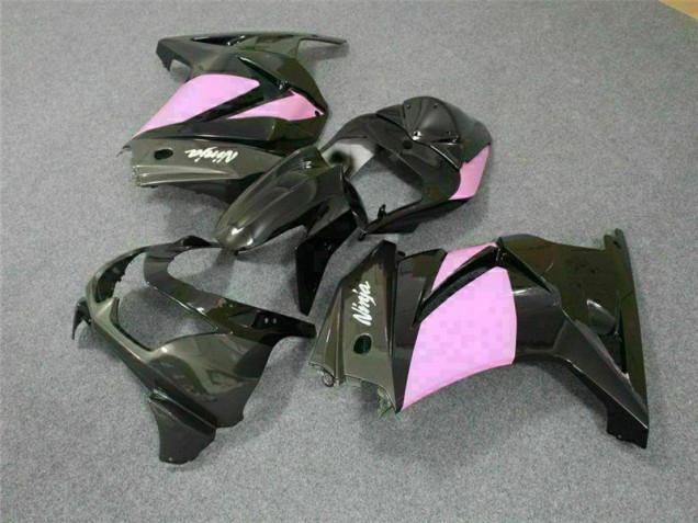 Schwarz Rosa Ninja EX250 08-12 Motorrad Verkleidungen Schwarz Rosa Ninja EX250 08-12 Motorrad Verkleidungen
