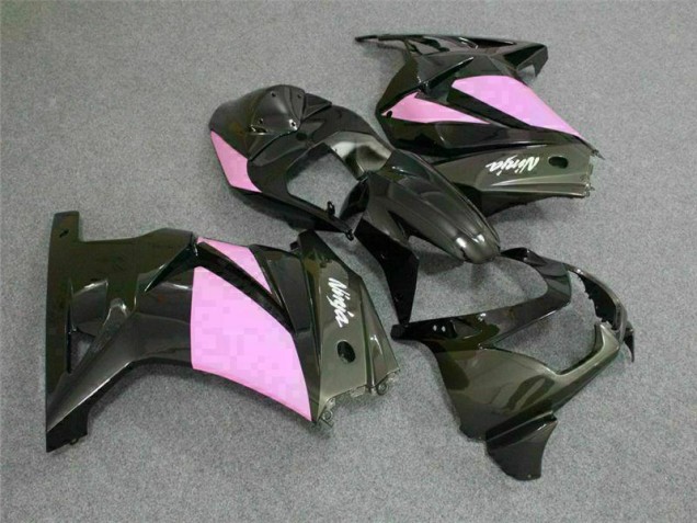 Schwarz Rosa Ninja EX250 08-12 Motorrad Verkleidungen Schwarz Rosa Ninja EX250 08-12 Motorrad Verkleidungen