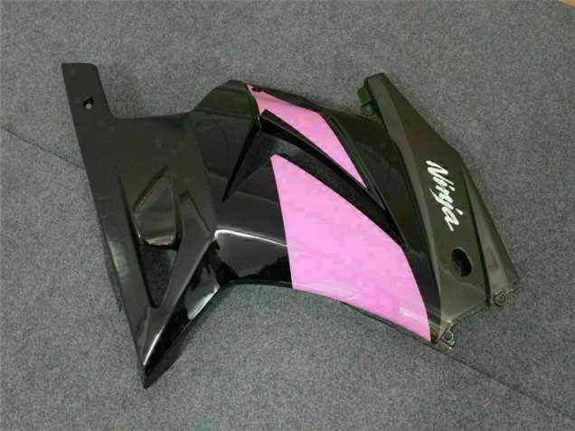 Schwarz Rosa Ninja EX250 08-12 Motorrad Verkleidungen Schwarz Rosa Ninja EX250 08-12 Motorrad Verkleidungen