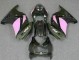 Schwarz Rosa Ninja EX250 08-12 Motorrad Verkleidungen Schwarz Rosa Ninja EX250 08-12 Motorrad Verkleidungen