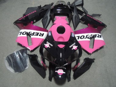 Schwarz Rosa Repsol CBR 1000 RR 04-05 Motorrad Verkleidungen