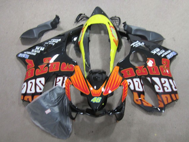 Schwarz Rot 46 CBR 600 F4i 04-07 Motorrad Verkleidungen Schwarz Rot 46 CBR 600 F4i 04-07 Motorrad Verkleidungen
