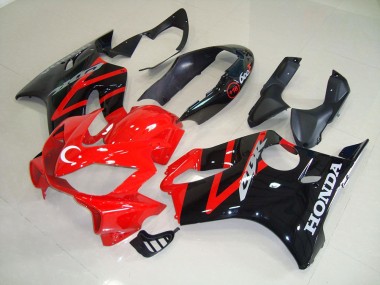 Schwarz Rot CBR 600 F4i 04-07 Motorrad Verkleidungen