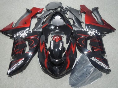 Schwarz Rot Corona Extra ZX10R 06-07 Motorrad Verkleidungen