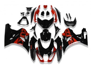 Schwarz Rot GSXR 1000 17-23 Motorrad Verkleidung
