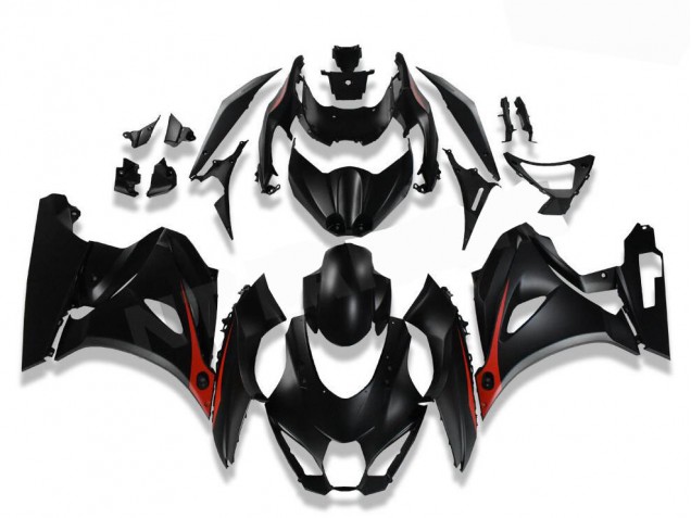 Schwarz Rot GSXR 1000 17-23 Motorrad Verkleidungen Schwarz Rot GSXR 1000 17-23 Motorrad Verkleidungen