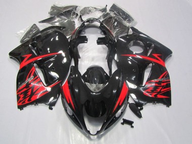 Schwarz Rot GSXR 1300 Hayabusa 96-07 Motorrad Verkleidungen