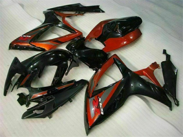Schwarz Rot GSXR 600 / 750 K6 06-07 Motorrad Vollverkleidung Schwarz Rot GSXR 600 / 750 K6 06-07 Motorrad Vollverkleidung