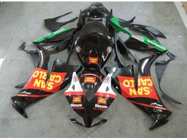 Schwarz Rot Gelb San Carlo CBR 1000 RR 12-16 Motorrad Verkleidungen