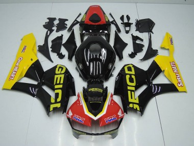 Schwarz Rot HRC CBR 1000 RR 12-16 Motorrad Verkleidungen