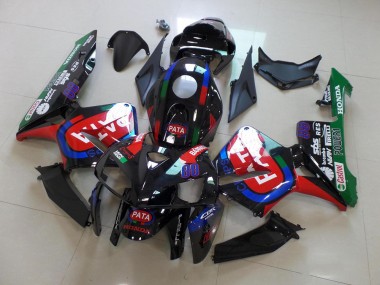 Schwarz Rot Pata CBR 600 RR 05-06 Motorrad Verkleidungen