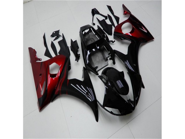 Schwarz Rot R6 03-05 Motorrad Verkleidungen Schwarz Rot R6 03-05 Motorrad Verkleidungen