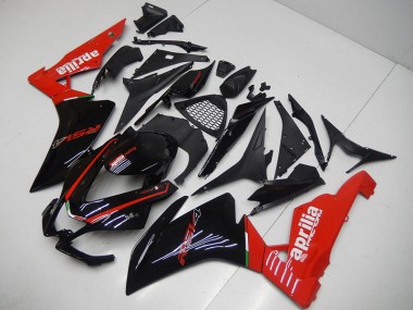 Schwarz Rot RSV4 09-15 Motorrad Verkleidungen