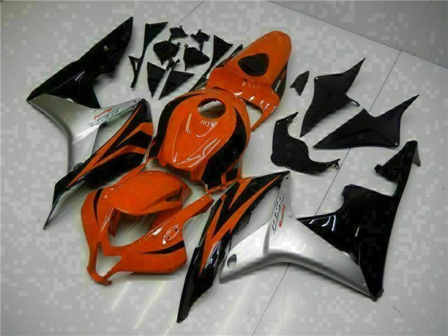 Schwarz Rot Silber CBR 600 RR 07-08 Motorrad Verkleidungen Schwarz Rot Silber CBR 600 RR 07-08 Motorrad Verkleidungen