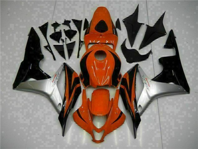 Schwarz Rot Silber CBR 600 RR 07-08 Motorrad Verkleidungen Schwarz Rot Silber CBR 600 RR 07-08 Motorrad Verkleidungen