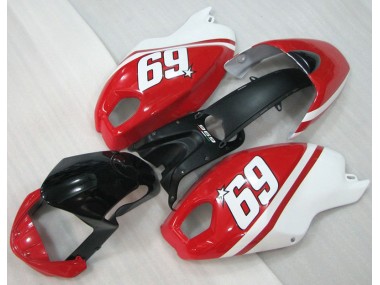 Schwarz Rot Weiß 69 Ducati Monster 696 08-12 Motorrad Verkleidungen