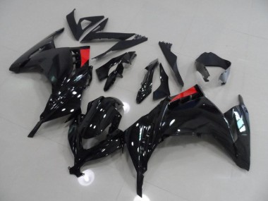 Schwarz Rot ZX 300R 13-16 Motorrad Verkleidungen