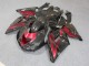 Schwarz Rot ZX14R ZZR 1400 06-11 Motorrad Verkleidung Schwarz Rot ZX14R ZZR 1400 06-11 Motorrad Verkleidung