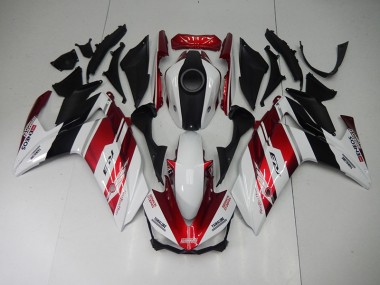 Schwarz Rote Weiß R3 15-22 Motorrad Verkleidungen
