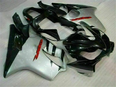 Schwarz Silber CBR 600 F4i 01-03 Motorrad Verkleidung