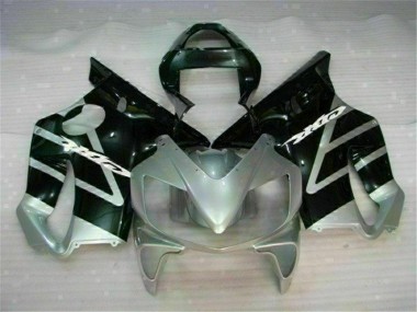 Schwarz Silber CBR 600 F4i 01-03 Motorrad Verkleidungen
