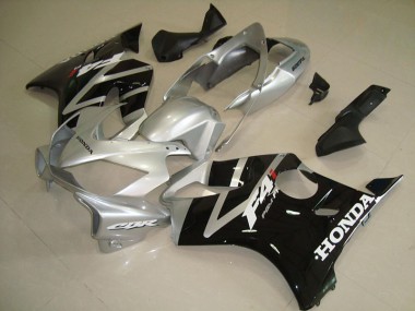 Schwarz Silber CBR 600 F4i 04-07 Motorrad Verkleidung