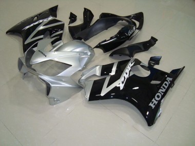 Schwarz Silber CBR 600 F4i 04-07 Motorrad Verkleidungen