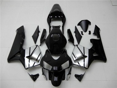 Schwarz Silber CBR 600 RR 03-04 Motorrad Verkleidungen