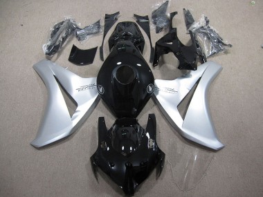 Schwarz Silber Feuerklinge CBR 1000 RR 08-11 Motorrad Verkleidungen