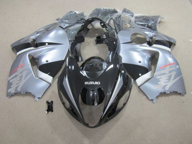 Schwarz Silber GSXR 1300 Hayabusa 96-07 Motorrad Verkleidungen