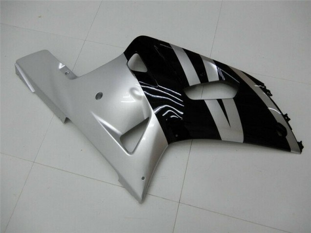 Schwarz Silber GSXR 600 / 750 K1 K2 K3 01-03 Motorrad Verkleidungen Schwarz Silber GSXR 600 / 750 K1 K2 K3 01-03 Motorrad Verkleidungen