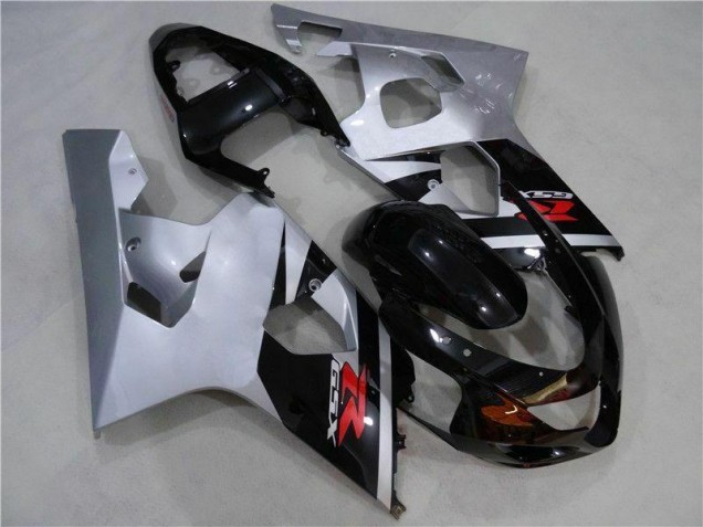 Schwarz Silber GSXR 600 / 750 K4 04-05 Motorrad Verkleidungen Schwarz Silber GSXR 600 / 750 K4 04-05 Motorrad Verkleidungen