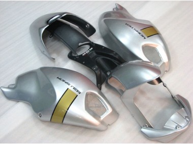 Schwarz Silber Monster Ducati Monster 696 08-12 Motorrad Verkleidungen