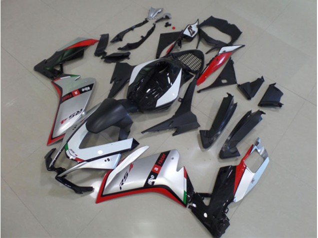 Schwarz Silber Rot RS4 50 125 11-18 Motorrad Vollverkleidung