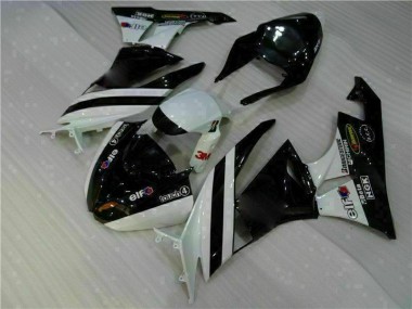 Schwarz Weiß 3M Touch4 ZX6R 09-12 Motorrad Verkleidung