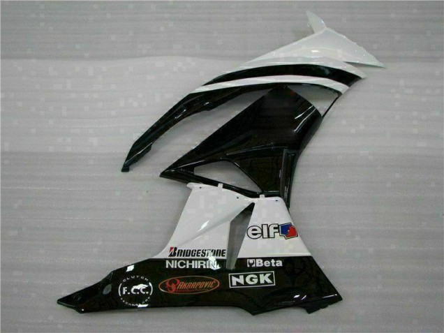 Schwarz Weiß 3M Touch4 ZX6R 09-12 Motorrad Verkleidungen Schwarz Weiß 3M Touch4 ZX6R 09-12 Motorrad Verkleidungen