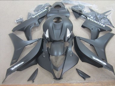 Schwarz Weiß Aufkleber CBR 600 RR 07-08 Motorrad Verkleidungen