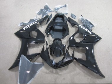Schwarz Weiß Aufkleber R6 03-05 Motorrad Verkleidungen