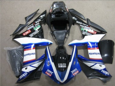 Schwarz Weiß Blau Sterilgarda Volvo CBR 1000 RR 04-05 Motorrad Verkleidungen