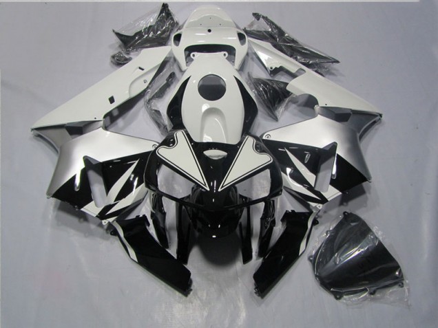 Schwarz Weiß CBR 600 RR 05-06 Motorrad Verkleidungen Schwarz Weiß CBR 600 RR 05-06 Motorrad Verkleidungen