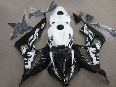 Schwarz Weiß CBR 600 RR 07-08 Motorrad Verkleidungen