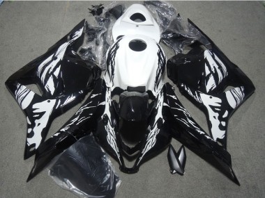 Schwarz Weiß CBR 600 RR 09-12 Motorrad Verkleidungen