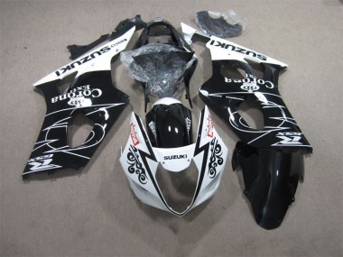 Schwarz Weiß Corona Extra Motul GSXR 1000 K3 03-04 Motorrad Verkleidungen