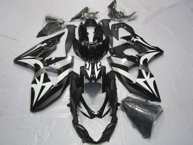 Schwarz Weiß GSXR 1000 K9 09-16 Motorrad Verkleidung Schwarz Weiß GSXR 1000 K9 09-16 Motorrad Verkleidung