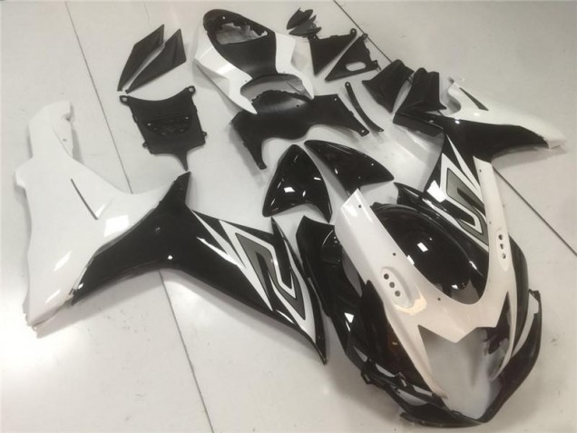 Schwarz Weiß GSXR 600 / 750 K11 11-24 Motorrad Verkleidungen Schwarz Weiß GSXR 600 / 750 K11 11-24 Motorrad Verkleidungen